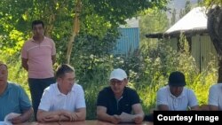 Чаткалда 12-июлда “Аташ-Чапканга” байланыштуу өткөн жыйын.