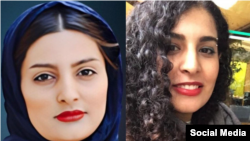 Novinarke Elnaz Mohammadi and Negin Bagheri