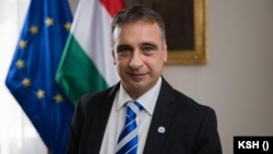 Kincses Áron, a KSH elnöke a KSH dátum nélküli képén