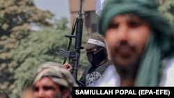 "Талибандын" коопсуздук кызматкерлери. 15-август, 2023-жыл. 