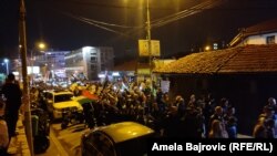 Učesnici protesta prošetali su ulicama Novog Pazara, 3. novembra 2023.