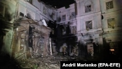 Zgrada u Harkivu na severoistoku Ukrajine koji je 23. januara tri puta u jednom danu bio meta ruskih raketa.