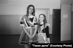 Učenice 11. razreda posljednjeg dana škole