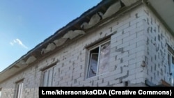 Наслідки російського обстрілу в Білозерці, Херсонська область