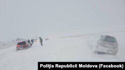 Drum blocat din sudul R. Moldova.