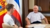 Dmitri Constantinov, Președintele Adunării Populare din UTA Găgăuzia, intervievat de reporterul Europa Liberă, Denis Dermenji