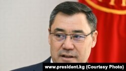 Президент Садыр Жапаров.
