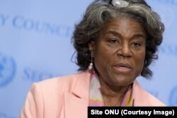 Linda Thomas-Greenfield, ambasador al SUA la ONU, a atras atenția asupra potențialelor dezinformări ale Rusiei aflate la șefia rotativă a Consiliului de Securitate