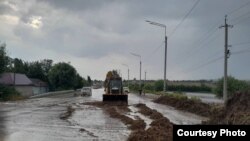 Последствия селевых потоков в Джалал-Абадской области. 