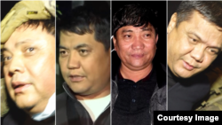 Кармалган бир туугандар: Райым, Руслан, Тилек жана Ислам Матраимовдор. 