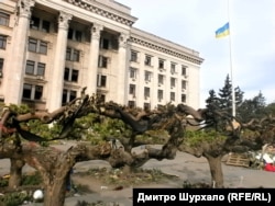 Будинок профспілок в Одесі 9 травня 2014 року