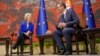 Predsednica EK Ursula von der Lajen sa predsednikom Srbije Aleksandrom Vučićem u Beogradu, 31. oktobar 2023.