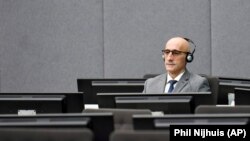 Salih Mustafa u sudnici u Hagu, 14. decembra 2023.