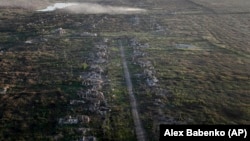 Знищені під час боїв будинки в Кліщіївці на Донеччині, вересень 2023 року