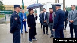 Жамиля Жаманбаева "Сахарово" борборунда.