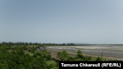 Потенційне місце для глибоководного порту в Анаклії на чорноморському узбережжі Грузії 