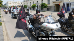 Bajkeri "Noćni vukovi Republika Srpska" u Banjaluci, 27. juna 2023. 