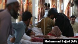 Пострадавшие при взрыве в Пакистане, 30 июля 2023 г.