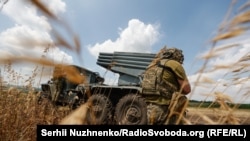 Ukrajinski vojnik na području regije Zaporižja, juli 2023.