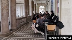 Blokada fakulteta, 28. februar.