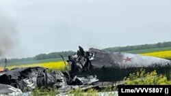 ტუ-22მ3 ტიპის ბომბდამშენის კატასტროფის რაიონში გადაღებული ფოტო ტელეგრამით გაავრცელა სტავროპოლის ოლქის გუბერნატორმა ვლადიმირ ვლადიმიროვმა. 