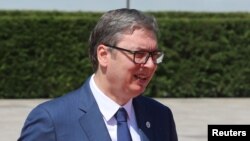 Aleksandar Vučić, predsjednik Srbije tokom Evropskog samita u Moldaviji 