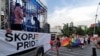 N.Macedonia - A Pride Parade in Skopje on June 22, 2024