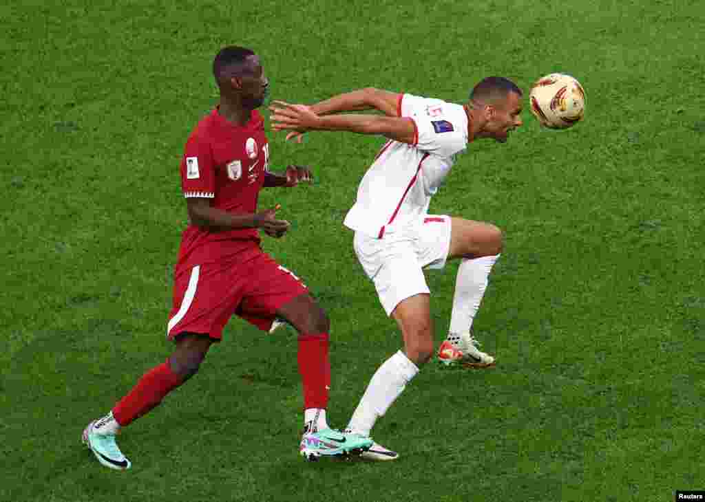 Катар менен Иордания өз тарыхында 17 жолу беттешип, Катар 10 жолу жеңүүчү болсо, Иордания беш беттеште жеңишке жеткен. Эки ирет тең чыгышкан.