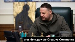 Ukrainian presidential chief of staff Andriy Yermak (file photo)