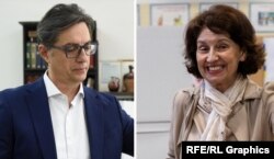 Колаж илустрација - Стево Пендаровски и Гордана Силјановска Давкова