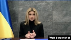 Перша леді Олена Зеленська долучилася до сесії ПАРЄ онлайн