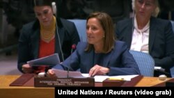 Grasijela Gati Santana u obraćanju Savetu bezbednosti UN, Njujork, 12. jun 2023.