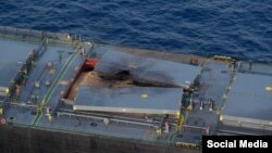 نخستین تصاویر منتشر شده از خسارت وارد شده به کشتی «لاکس»