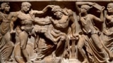 Троянская война, храмовый горельеф.