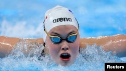 Lana Pudar na Svjetskom šampionatu u Dohi, februar 2024.