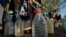Bottles of water in Herson, Ukraine after the breach of the Nova Kakhovka dam.June, 2023.