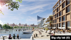 Візуалізація відбудови знищеного російською армією Маріуполя. Big city lab