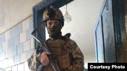 Сергій Райлян під час військової служби на сході України