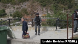 Prizor iz sela Banjska, 27. septembar 2023.