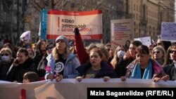 ქალთა მარში თბილისში. 2023 წლის 8 მარტი