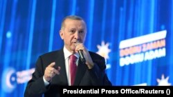 Erdogan na predstavljanju manifesta stranke AKP, Ankara, 11. april 2023.