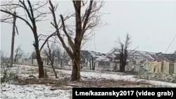 Зруйнована Яковлівка на відео з телеграм-каналу Дениса Казанського