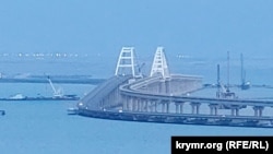 На Керченському мосту перекривали рух автотранспорту 16 серпня з 3:15 до 7:13 через атаку безпілотників