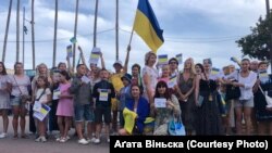 Акція на підтримку України під час Каннського кінофестивалю. Франція, травень 2022