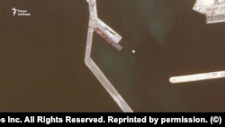 Nava de debarcare „Aleksandr Otrakovski” în portul Tobruk, 14 aprilie 2024