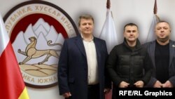 Давид Санакоев, Гарри Мулдаров и Дзамболат Медоев (коллаж)