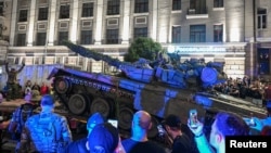 خروج نیروهای واگنر از مقر نظامی جنوب روسیه برای بازگشت به پایگاه خود