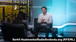 Володимир Кудрицький — голова правління ПрАТ «Національна енергетична компанія «Укренерго» під час інтерв’ю для Радіо Свобода