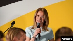 Эстониянын премьер-министри Кая Каллас. Таллин. 6-март, 2023-жыл.