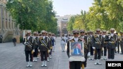 آغاز مراسم تشییع پیکر حسین امیرعبداللهیان از میدان مشق وزارت خارجه ایران